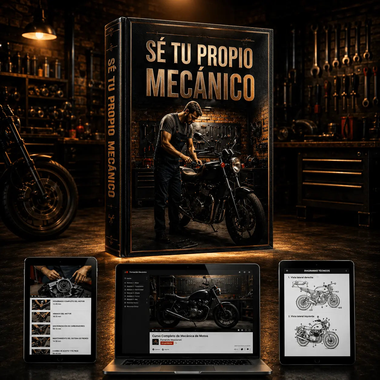 Se tu propio mecanico: Tu Guia Paso A Paso Para Arreglar Tu Moto Y No Depender Del Mecanico 🔧
